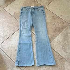 Frame Denim Le High Flare Light Blue Jeans 27